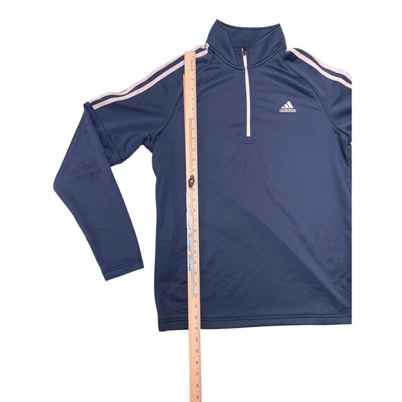 Adidas Golf Men's French Terry 1/4 Zip Pullover Jacket Navy Size Medium M New - Picture 5 of 7